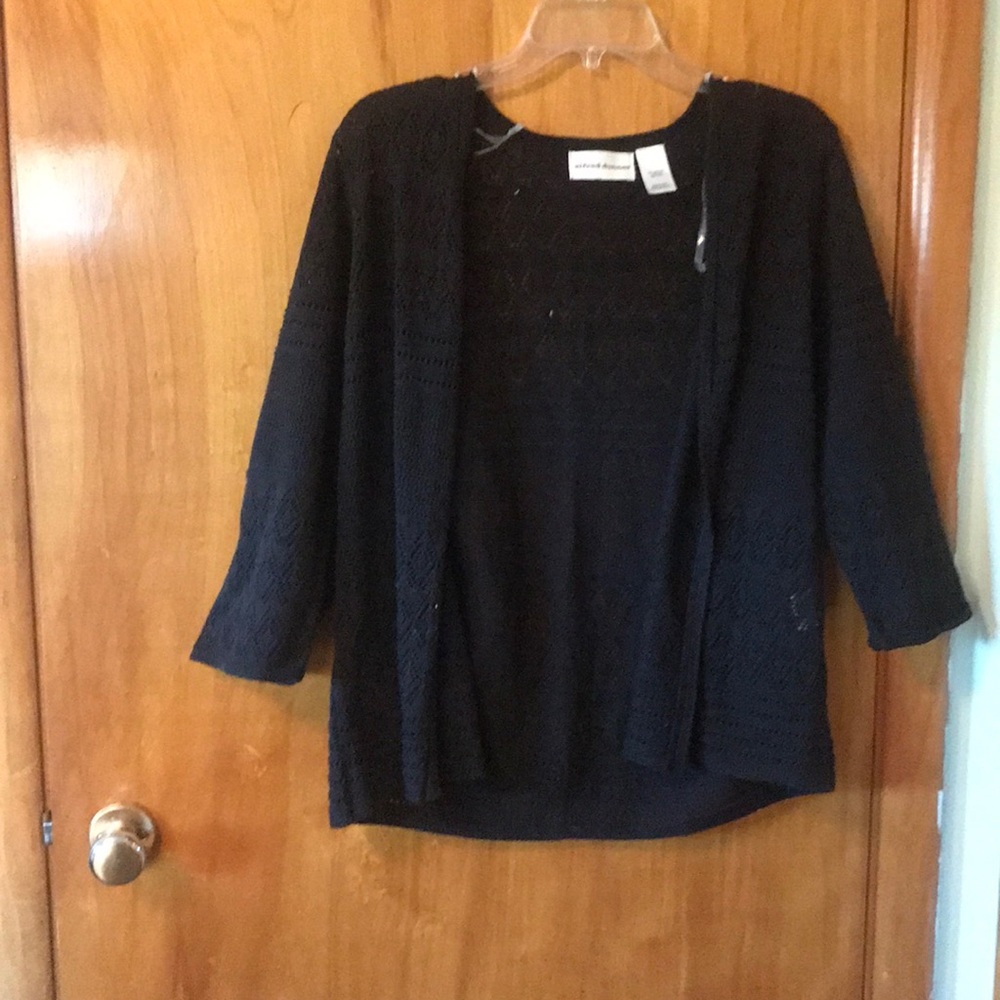 Alfred Dunner Knit Cardigan